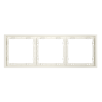 Рамка пластиковая VOLTUM S70 на 3 пост, (хлопок), VLS100313