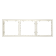 Рамка пластиковая VOLTUM S70 на 3 пост, (хлопок), VLS100313