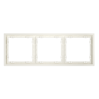 Рамка пластиковая VOLTUM S70 на 3 пост, (хлопок), VLS100313