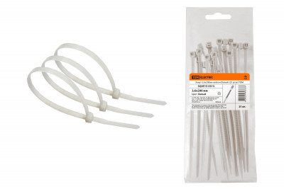 Хомут 3,6х200мм нейлон (белый) (25 штук) TDM Electric, SQ0515-0313