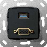 Разъем USB 3.0 A, VGA