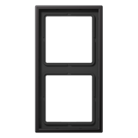 Рамка для вертикальной и горизонтальной установки, 2 поста; металл; dark; Aluminium, AL2982D Рамка для вертикальной и горизонтальной установки, 2 поста; металл; dark; Aluminium, AL2982D