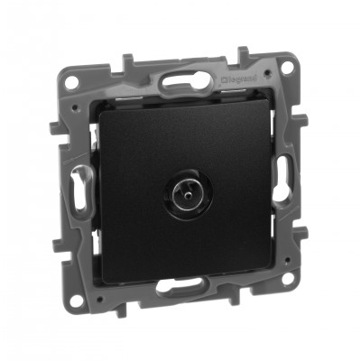 Legrand Розетка TV (телевизионная) - Legrand Etika - "звезда" - антрацит, 672651