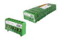 Шина "N" нулевая в изоляторе на DIN-рейку 6x9мм 7 групп инд. стикер TDM Electric, SQ0801-0182