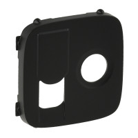 Legrand Valena ALLURE.Лицевая панель розетки TV-RJ45.Антрацит, 754838 Legrand Valena ALLURE.Лицевая панель розетки TV-RJ45.Антрацит, 754838