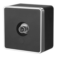 Werkel W5083035/ ТВ-розетка оконечная Gallant (черный/хром), a050969 Werkel W5083035/ ТВ-розетка оконечная Gallant (черный/хром), a050969