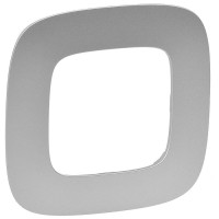 Legrand Valena ALLURE.Рамка "Алюминий".1-постовая универсальная, 754391