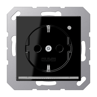 SCHUKO-розетка с LED подсветкой, A1520-OSWLNW