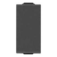 Vimar Выключатель 1П 16AX 1 модуль, карбон матовый, 09001.CM Vimar Выключатель 1П 16AX 1 модуль, карбон матовый, 09001.CM