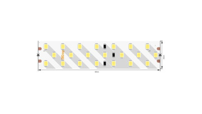 Лента светодиодная ПРО 2835 252 LED/м 24 Вт/м 24В IP20 тепл. бел. (уп.5м) SWG PRO 00-00005600