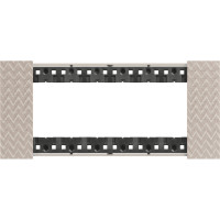 KA4806MM Bticino LIVING NOW. Декоративная рамка 6 модулей.Цвет "Оптик", KA4806MM