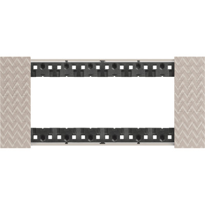 KA4806MM Bticino LIVING NOW. Декоративная рамка 6 модулей.Цвет "Оптик", KA4806MM