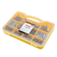 Набор саморезов и дюбелей (590 шт/уп) KRANZ, KR-01-3101-03