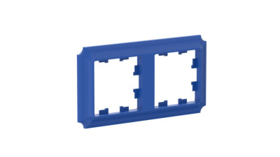 ATN101102 - ATLASDESIGN ANTIQUE 2-постовая РАМКА, универсальная, АКВАМАРИН, Systeme Electric