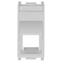 Vimar Адаптер RJ45 наклонный, серебро, 14343.K.SL