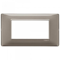 Vimar Накладка для 4 модулей рефлекс пепельная, 14654.40