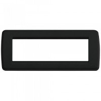 Vimar Накладка для 6 модулей RONDO шелк черный, 16766.D.16 Vimar Накладка для 6 модулей RONDO шелк черный, 16766.D.16