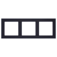 IRIDIUM Вставка на 3 пост, черный акрил, INP314