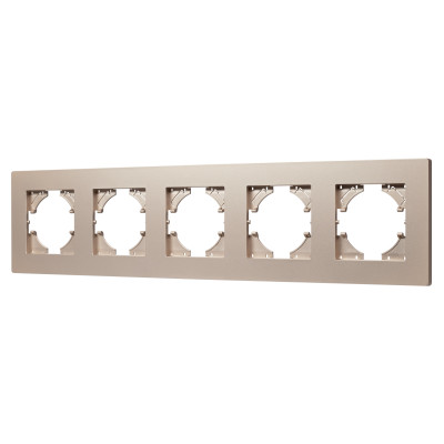 049765 - Рамка пластиковая FRM-PERIO-PL-5-GD (Arlight, -)