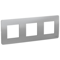 Unica Studio Рамка 3-ная, алюм.