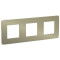 рамка 3-постовая, БРОНЗА/бежевый