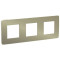 рамка 3-постовая, БРОНЗА/бежевый