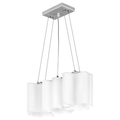 Lightstar 802130 (MD998-3) Подвес NUBI 3х40W E27 ХРОМ/БЕЛЫЙ (в комплекте)