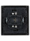 FORTE&PIANO Выключатель 1-клавишный с индикацией 10А FP102 черный IEK, FP-V10-1-10-1-K02