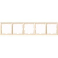 MERTEN Artec РАМКА 5 постов, БЕЖЕВЫЙ, SD