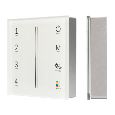 Панель Sens SMART-P55-MULTI White (3V, 4 зоны, 2.4G) (Arlight, IP20 Пластик, 5 лет), 028309