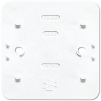 Плата монтажная, огнестойкая, для установки одинарных АР розеток, 328