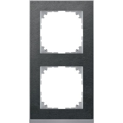 M-Pure D?cor Рамка 2-ная, сланец/цвет алюминия