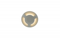 Denkirs DK1003-WH Светильник встраиваемый в стену, IP 65, LED, 3 Вт, белый, алюминий