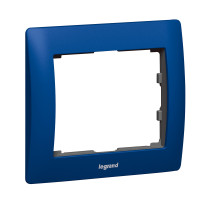 Legrand Рамка - Galea Life - 1 пост - металлическая - Magic Blue, 771911