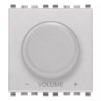 Vimar Регулятор громкости 8 Ом, 15 Вт, серебро, 20099.N