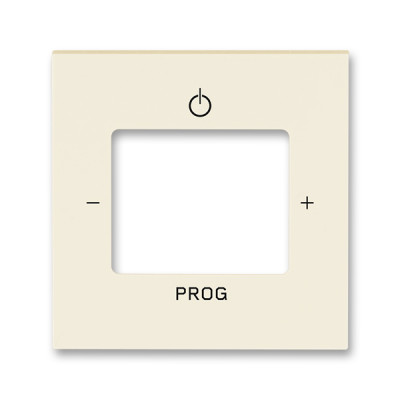 3299H-A40200 17 - Накладка ABB Levit для механизмов FM радио / Busch-iNet радио / Bluetooth радио слоновая кость