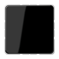 Крышка без отверстий с несущим каркасом для произвольных вырезов; черная, CD594-0SW