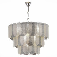 ST LUCE SLE1125-103-12 Светильник подвесной Хром/Прозрачно-Дымчатый E14 12*40W