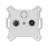 5011H-A03607 16W - Розетка TV-R ABB Levit проходная 7дБ серый - 2CHH083607A6016