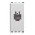 Vimar Розетка RG11 специальная для BAS, серебро матовое, 20329.N