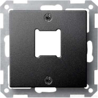 SM Накладка для разъёма LexCom 1хRJ11/RJ45, антрац. SM Накладка для разъёма LexCom 1хRJ11/RJ45, антрац.