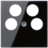 Крышка для SAT-TV-розетки с 4-мя гнездами; черный, A561-4SAT2SW Крышка для SAT-TV-розетки с 4-мя гнездами; черный, A561-4SAT2SW