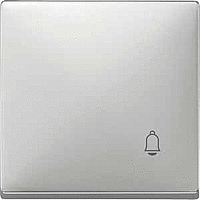 SD Клавиша 1-ная с символом "Звонок", стальн.