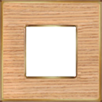 FD01311OOB Fede Vintage Wood Рамка 1-ная, Oak-Bright Gold