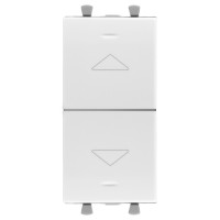 4400181 - ДКС Механизм управления рольставней модульный, "Avanti", "Белое облако", 1 модуль