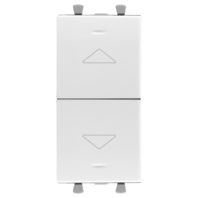 4400181 - ДКС Механизм управления рольставней модульный, "Avanti", "Белое облако", 1 модуль