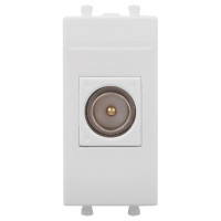 4400501 - ДКС Розетка TV оконечная модульная, "Avanti", "Белое облако", 1 модуль