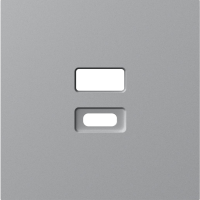 Donel A07 матовый серый накладка для розеток USB, серия DB, DE28640