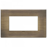 Vimar Накладка на 4 модуля, сатинированная античная бронза, 22654.87