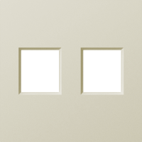 Donel A07 шампань накладка 2-я для розеток RJ45,TV,SAT , серия DB, DE86951